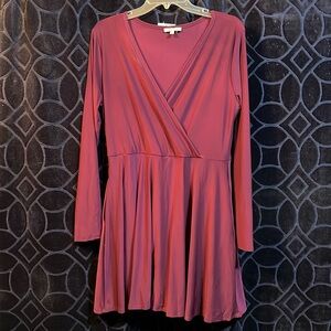 One piece dress w/attached shorts underneath.